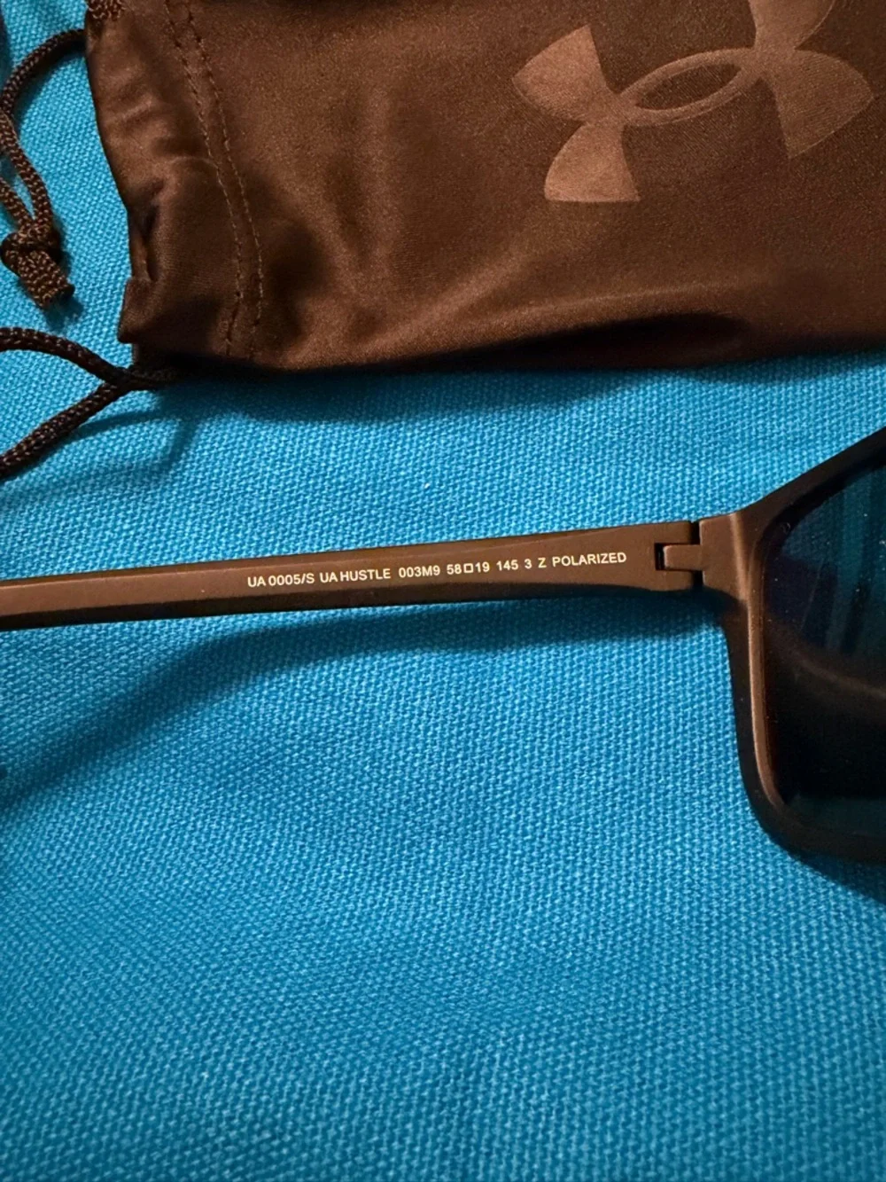 Under Armour Hustle Polarized Sunglasses Black UA0005/S